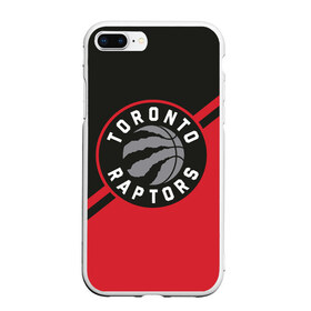 Чехол для iPhone 7Plus/8 Plus матовый с принтом Toronto Raptors BR в Петрозаводске, Силикон | Область печати: задняя сторона чехла, без боковых панелей | nba | raptors | toronto | toronto raptors | баскетбол | нба | рэпторс | торонто | торонто рэпторс