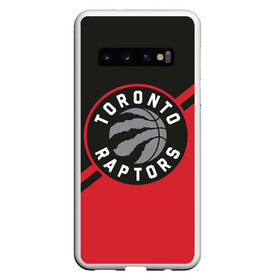 Чехол для Samsung Galaxy S10 с принтом Toronto Raptors BR в Петрозаводске, Силикон | Область печати: задняя сторона чехла, без боковых панелей | Тематика изображения на принте: nba | raptors | toronto | toronto raptors | баскетбол | нба | рэпторс | торонто | торонто рэпторс