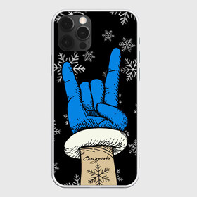 Чехол для iPhone 12 Pro Max с принтом Рок Снегурочка в Петрозаводске, Силикон |  | happy new year | santa | дед мороз | каникулы | мороз | новогодний свитер | новый год | оливье | праздник | рождество | санта клаус | свитер новогодний | снег | снегурочка | снежинки