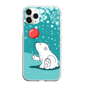 Чехол для iPhone 11 Pro Max матовый с принтом North bear в Петрозаводске, Силикон |  | happy new year | santa | дед мороз | каникулы | мороз | новогодний свитер | новый год | оливье | праздник | рождество | санта клаус | свитер новогодний | снег | снегурочка | снежинки