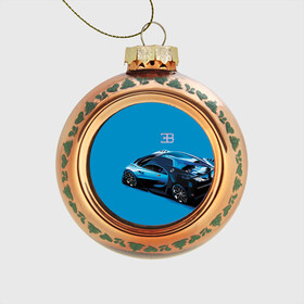 Стеклянный ёлочный шар с принтом Bugatti в Петрозаводске, Стекло | Диаметр: 80 мм | bugatti | car | italy | motorsport | prestige | автомобиль | автоспорт | бугатти | италия | престиж