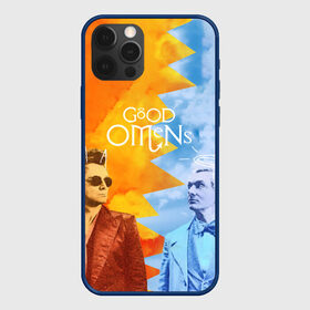 Чехол для iPhone 12 Pro с принтом Good Omens в Петрозаводске, силикон | область печати: задняя сторона чехла, без боковых панелей | aziraphale | crowley | david | demon | good | omens | pratchett | tennant | terry | азирафаэль | ангел | благие | демон | дэвид | знамения | кроули | майкл шин | пратчетт | теннант | терри