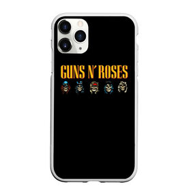 Чехол для iPhone 11 Pro матовый с принтом Guns n roses в Петрозаводске, Силикон |  | axl rose | geffen records | gnr | guns | rock | roses | slash | гансы | пистолеты | розы | рок | слеш | эксл роуз