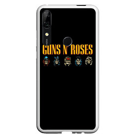 Чехол для Honor P Smart Z с принтом Guns n roses в Петрозаводске, Силикон | Область печати: задняя сторона чехла, без боковых панелей | Тематика изображения на принте: axl rose | geffen records | gnr | guns | rock | roses | slash | гансы | пистолеты | розы | рок | слеш | эксл роуз