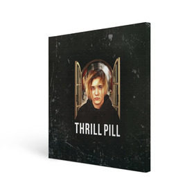 Холст квадратный с принтом THRILL PILL - Грустная Песня в Петрозаводске, 100% ПВХ |  | fuelle | logo | music | noir | pil | pill | rap | raper | symbol | thril | thrill | tril | trill | дамб | лого | музыка | пил | пилл | рэп | рэппер | сам | символ | трил | трилл | тхрил | тхрилл | фотографии | щит