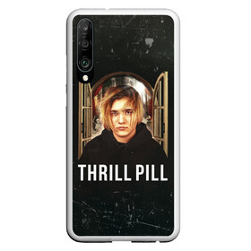 Чехол для Honor P30 с принтом THRILL PILL - Грустная Песня в Петрозаводске, Силикон | Область печати: задняя сторона чехла, без боковых панелей | fuelle | logo | music | noir | pil | pill | rap | raper | symbol | thril | thrill | tril | trill | дамб | лого | музыка | пил | пилл | рэп | рэппер | сам | символ | трил | трилл | тхрил | тхрилл | фотографии | щит