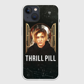 Чехол для iPhone 13 с принтом THRILL PILL   Грустная Песня в Петрозаводске,  |  | fuelle | logo | music | noir | pil | pill | rap | raper | symbol | thril | thrill | tril | trill | дамб | лого | музыка | пил | пилл | рэп | рэппер | сам | символ | трил | трилл | тхрил | тхрилл | фотографии | щит