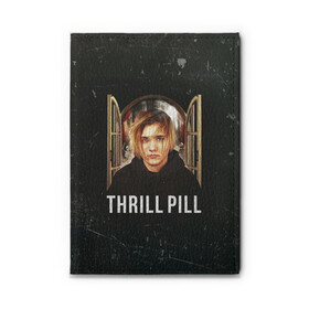 Обложка для автодокументов с принтом THRILL PILL - Грустная Песня в Петрозаводске, натуральная кожа |  размер 19,9*13 см; внутри 4 больших “конверта” для документов и один маленький отдел — туда идеально встанут права | fuelle | logo | music | noir | pil | pill | rap | raper | symbol | thril | thrill | tril | trill | дамб | лого | музыка | пил | пилл | рэп | рэппер | сам | символ | трил | трилл | тхрил | тхрилл | фотографии | щит