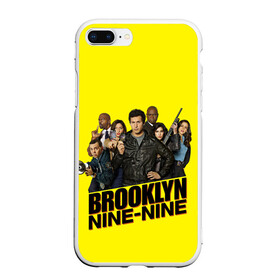 Чехол для iPhone 7Plus/8 Plus матовый с принтом Brooklyn Nine-Nine в Петрозаводске, Силикон | Область печати: задняя сторона чехла, без боковых панелей | Тематика изображения на принте: 9 9 | 99 | andy | beatriz | brooklyn | detective | diaz | jake | nine nine | peralta | rosa | samberg | stephanie | беатрис | бруклин | детектив | джейк | перальта | роза | стефани | сэмберг | энди