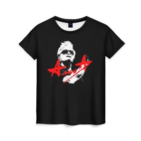 Женская футболка 3D с принтом Алиса в Петрозаводске, 100% полиэфир ( синтетическое хлопкоподобное полотно) | прямой крой, круглый вырез горловины, длина до линии бедер | alisa | kinchev | rock | russian rock | алиса | кинчев | константин | рок | русский рок