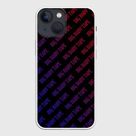 Чехол для iPhone 13 mini с принтом BIG BABY TAPE в Петрозаводске,  |  | baby | bbt | big | dragonborn | dragons | gimme | logo | lost | luv | rap | raper | symbol | tape | the | trap | взял | дракон | драконы | лого | русский | рэп | рэппер | символ | твою