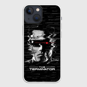 Чехол для iPhone 13 mini с принтом The Terminator в Петрозаводске,  |  | arnold | connor | john | robot | schwarzenegger | skynet | t 800 | terminator | арнольд | джон | коннор | ликвидатор | небесная | робот | сеть | скайнет | терминатор | шварценеггер