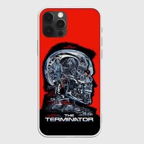 Чехол для iPhone 12 Pro с принтом The Terminator в Петрозаводске, силикон | область печати: задняя сторона чехла, без боковых панелей | arnold | connor | john | robot | schwarzenegger | skynet | t 800 | terminator | арнольд | джон | коннор | ликвидатор | небесная | робот | сеть | скайнет | терминатор | шварценеггер