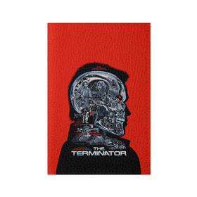 Обложка для паспорта матовая кожа с принтом The Terminator в Петрозаводске, натуральная матовая кожа | размер 19,3 х 13,7 см; прозрачные пластиковые крепления | Тематика изображения на принте: arnold | connor | john | robot | schwarzenegger | skynet | t 800 | terminator | арнольд | джон | коннор | ликвидатор | небесная | робот | сеть | скайнет | терминатор | шварценеггер