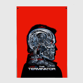 Постер с принтом The Terminator в Петрозаводске, 100% бумага
 | бумага, плотность 150 мг. Матовая, но за счет высокого коэффициента гладкости имеет небольшой блеск и дает на свету блики, но в отличии от глянцевой бумаги не покрыта лаком | arnold | connor | john | robot | schwarzenegger | skynet | t 800 | terminator | арнольд | джон | коннор | ликвидатор | небесная | робот | сеть | скайнет | терминатор | шварценеггер