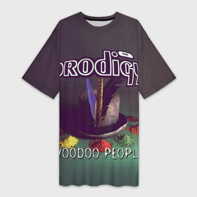 Платье-футболка 3D с принтом The Prodigy в Петрозаводске,  |  | people | prodigy | the prodigy | voodoo people | продиджи