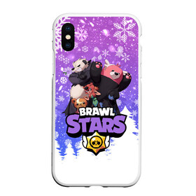 Чехол для iPhone XS Max матовый с принтом Новогодний Brawl Stars Nita в Петрозаводске, Силикон | Область печати: задняя сторона чехла, без боковых панелей | 2020 | brawl | brawl stars | christmas | new year | nita | stars | бравл старс | брол старс | нита | новогодний | новый год | рождество