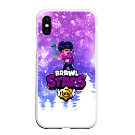 Чехол для iPhone XS Max матовый с принтом Новогодний Brawl Stars Bibi в Петрозаводске, Силикон | Область печати: задняя сторона чехла, без боковых панелей | Тематика изображения на принте: 2020 | bibi | brawl | brawl stars | christmas | new year | stars | биби | бравл старс | брол старс | новогодний | новый год | рождество