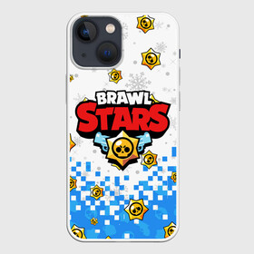 Чехол для iPhone 13 mini с принтом НОВОГОДНИЙ BRAWL STARS в Петрозаводске,  |  | 8 bit | 8 бит. | 8bit | brawl stars | brawl stars новогодний | colt | crow | leon | penny | poco | shelly | spike | wanted | брав | бравл старс | звезды | леон | новый год | старс