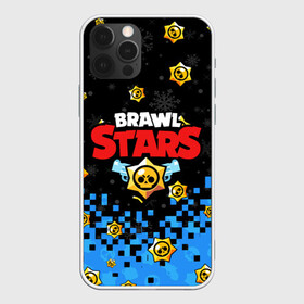 Чехол для iPhone 12 Pro с принтом НОВОГОДНИЙ BRAWL STARS  в Петрозаводске, силикон | область печати: задняя сторона чехла, без боковых панелей | 8 bit | 8 бит. | 8bit | brawl stars | brawl stars новогодний | colt | crow | leon | penny | poco | shelly | spike | wanted | брав | бравл старс | звезды | леон | новый год | старс