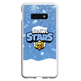 Чехол для Samsung S10E с принтом Christmas Brawl Stars в Петрозаводске, Силикон | Область печати: задняя сторона чехла, без боковых панелей | 2020 | brawl | brawl stars | christmas | leon | new year | stars | бравл старс | брол старс | леон | новогодний | новый год | рождество