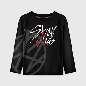 Детский лонгслив 3D с принтом Stray Kids в Петрозаводске, 100% полиэстер | длинные рукава, круглый вырез горловины, полуприлегающий силуэт
 | 3racha | i.n | jyp nation | k pop | kpop | skz | stray kids | к поп | кпоп | ли ноу | скз | страй кидс | стрэй кидс | сынмина | уджин | феликса | хана | хёнджина | чана | чанбина