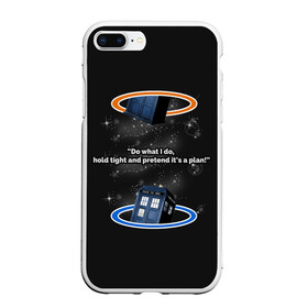 Чехол для iPhone 7Plus/8 Plus матовый с принтом Doctor Who в Петрозаводске, Силикон | Область печати: задняя сторона чехла, без боковых панелей | bbc | dimension | dr who | jenna coleman | jodie whittaker | matt smith | relative | resolution | space | tardis | the doctor | time | галлифрей | джоди уиттакер | доктор кто | тардис