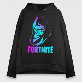 Женское худи Oversize хлопок с принтом FORTNITE в Петрозаводске, френч-терри — 70% хлопок, 30% полиэстер. Мягкий теплый начес внутри —100% хлопок | боковые карманы, эластичные манжеты и нижняя кромка, капюшон на магнитной кнопке | fortnite | битва | игра | компьютерная игра | королевская | надпись | персонажи | симулятор | фортнайт