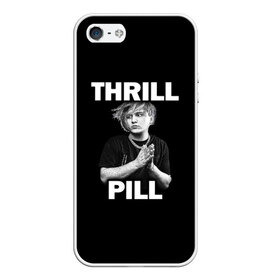Чехол для iPhone 5/5S матовый с принтом Thrill pill в Петрозаводске, Силикон | Область печати: задняя сторона чехла, без боковых панелей | pill | thrill | thrill pill | пилл | тимур самедов | трилл | трилл пилл