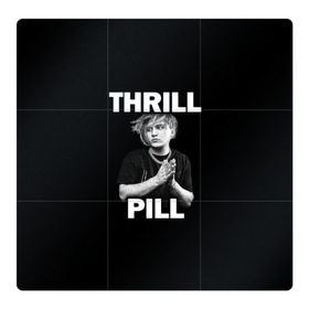 Магнитный плакат 3Х3 с принтом Thrill pill в Петрозаводске, Полимерный материал с магнитным слоем | 9 деталей размером 9*9 см | pill | thrill | thrill pill | пилл | тимур самедов | трилл | трилл пилл