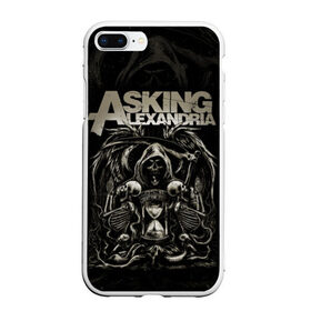 Чехол для iPhone 7Plus/8 Plus матовый с принтом Asking Alexandria в Петрозаводске, Силикон | Область печати: задняя сторона чехла, без боковых панелей | asking alexandria | аскинг александриа | группы | метал | музыка | рок | хэви метал | электроникор