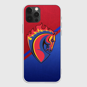 Чехол для iPhone 12 Pro Max с принтом Конь! в Петрозаводске, Силикон |  | cska | fc cska | pfc cska | конь | красно синие | пфк цска | россия | рпл | рфпл | рфс | фк цска | футбол | цска