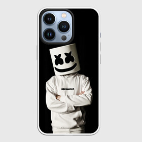 Чехол для iPhone 13 Pro с принтом Marshmello в Петрозаводске,  |  | christopher | comstock | dj | dotcom | friends | marshmallow | marshmello | usa | диджей | друзья | комсток | крис | маршмэллоу | продюсер | сша