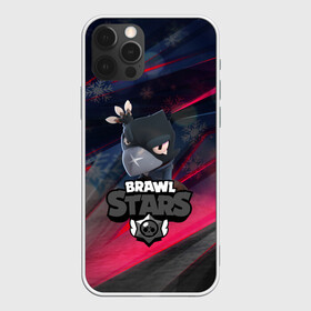 Чехол для iPhone 12 Pro с принтом Brawl Stars CROW SNOW в Петрозаводске, силикон | область печати: задняя сторона чехла, без боковых панелей | 2020 | android | background | brawl stars | crow | games | leon | mobile game | stars | бравл старс | ворон | игры | леон | мобильные игры | синий | снег | снежинки | текстура | фон