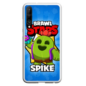 Чехол для Honor P30 с принтом BRAWL STARS SPIKE в Петрозаводске, Силикон | Область печати: задняя сторона чехла, без боковых панелей | brawl stars | brawl stars spike | brawler | spike | бравл старз | бравлер | спайк