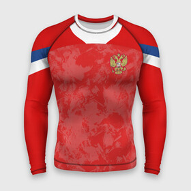 Мужской рашгард 3D с принтом Russia home EURO 2020 в Петрозаводске,  |  | championship | cup | dzyuba | russia | tdrfifa19 | world | артем | дзюба | европы | мира | мундиаль | россия | чемпионат