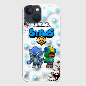 Чехол для iPhone 13 mini с принтом Новогодний Brawl Stars Two Leon в Петрозаводске,  |  | brawl stars | brawl stars 8 bit | brawl stars crow | brawl stars crow phoenix | brawl stars l | brawl stars leon | brawl stars leon shark | brawl stars nita | brawl stars robot spike | brawl stars spike | бравл старс | бравла старс | браво с