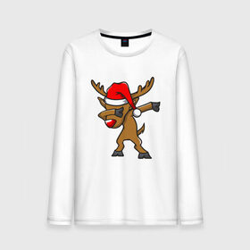 Мужской лонгслив хлопок с принтом Dab Deer в Петрозаводске, 100% хлопок |  | 2020 | christmas | dab | deer | new year | santa claus | борода | даб | дед | дед мороз | дедушка | ёлка | зима | мороз | новый год | олень | праздник | рождество | санта клаус | снег