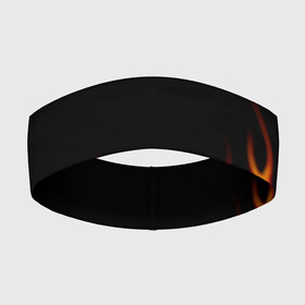 Повязка на голову 3D с принтом Пламя Old School в Петрозаводске,  |  | Тематика изображения на принте: burn | fire | костер | нарисованный | огня | огонь | олдскул | пламени | пламя | пожар | пылает | рисованный огонь | языки