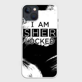 Чехол для iPhone 13 с принтом Sherlock в Петрозаводске,  |  | 221b | bbc | benedict cumberbatch | john watson | mark gatiss | martin freeman | sherlock holmes | steven moffat | бейкер | джон ватсон | мориарти | стрит | шерлок