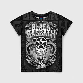 Детская футболка 3D с принтом Black Sabbath в Петрозаводске, 100% гипоаллергенный полиэфир | прямой крой, круглый вырез горловины, длина до линии бедер, чуть спущенное плечо, ткань немного тянется | black sabbath | hard rock | heavy metal | блэк сабат | группы | метал | музыка | оззи осборн | рок | хард рок | хэви метал