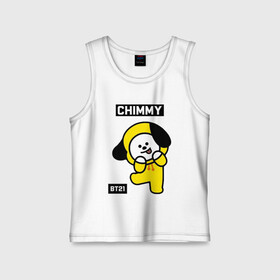 Детская майка хлопок с принтом CHIMMY BT21 в Петрозаводске,  |  | Тематика изображения на принте: bt21 | bts | chimmy | cooky | koya | love yourself. | mang | rj | shooky | tata | бт21 | бтс