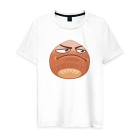 Мужская футболка хлопок с принтом ОРЕХУС в Петрозаводске, 100% хлопок | прямой крой, круглый вырез горловины, длина до линии бедер, слегка спущенное плечо. | справедливо | справедливость | фруктовощи