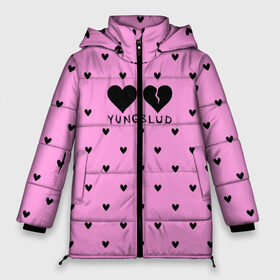 Женская зимняя куртка 3D с принтом Yungblud hearts в Петрозаводске, верх — 100% полиэстер; подкладка — 100% полиэстер; утеплитель — 100% полиэстер | длина ниже бедра, силуэт Оверсайз. Есть воротник-стойка, отстегивающийся капюшон и ветрозащитная планка. 

Боковые карманы с листочкой на кнопках и внутренний карман на молнии | 11minutes | anarchist | billie eilish | die for the hype | dominic harrison | edit | fandoms | halsey | kill somebody | polygrapheyes | psychotickids | tinpanboy | yungblud | yungblud army | yungblud art | yungblud edit | yungblud fan | доминик харрис | я