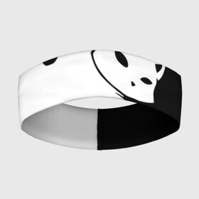 Повязка на голову 3D с принтом ДВА КОТА КУВЫРКАЮТСЯ. в Петрозаводске,  |  | Тематика изображения на принте: black white | два кота кувыркаются | животные | котики | коты | черно белое