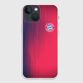 Чехол для iPhone 13 mini с принтом FC Bayern Munchen (Bavaria). в Петрозаводске,  |  | fc bayern munchen | бавария | геометрия | спорт | текстура | футбол