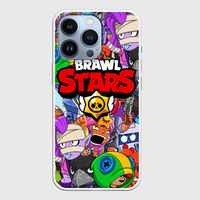 Чехол для iPhone 13 Pro с принтом BRAWL STARS в Петрозаводске,  |  | 8 bit | 8 бит | brawl stars | brawler | crow | emz | leon | nita | sandy | spike | бравл старз | бравлер | ворон | леон | нита | спайк | сэнди | эмз