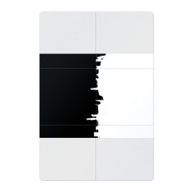 Магнитный плакат 2Х3 с принтом Черным по белому в Петрозаводске, Полимерный материал с магнитным слоем | 6 деталей размером 9*9 см | black | white | белый | инь | чб | черный | янь