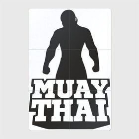Магнитный плакат 2Х3 с принтом Muay Thai в Петрозаводске, Полимерный материал с магнитным слоем | 6 деталей размером 9*9 см | Тематика изображения на принте: mma | muay thai | бокс | борьба | дзюдо | единоборства | кикбоксинг | спорт