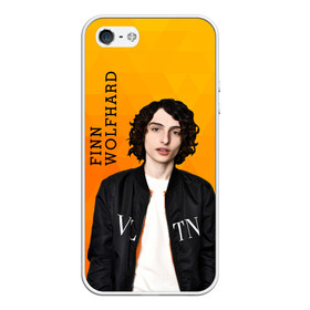 Чехол для iPhone 5/5S матовый с принтом finn wolfhard в Петрозаводске, Силикон | Область печати: задняя сторона чехла, без боковых панелей | finn wolfhard | очень странные дела | финн вулфард